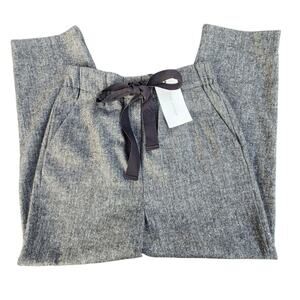 NWT ZARA WOMENS PANTS PULL ON BLACK CASUAL WORKWEAR CLASSIC BUSINESS CAREER XS